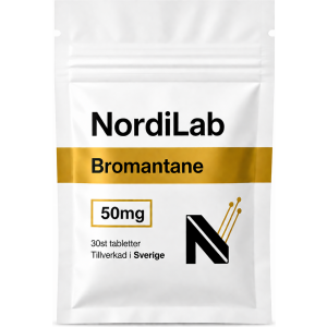 NordiLab Bromantane 50mg 30 tabletter, tillverkad i Sverige
